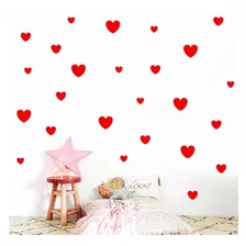 Corazones En Vinilo Para Decoración Niños, Niñas Colores