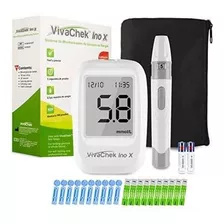 Glucómetro Vivachek Ino X + 25 Tiras Reactiva + 100 Lancetas