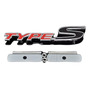 Emblema Metal Type R Honda Civic (blanco . Rojo)