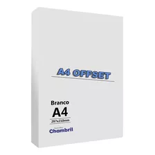 Papel A4 Offset Chambril 240g A4 Branco 500 Folhas