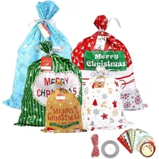 30 Pcs Bolsas De Navidad Bolsas De Regalo De Varios Tam...