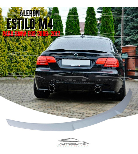 Aleron Spoiler Bmw Trasero Serie 3 E92 Tipo M4 2006 - 2012 Foto 2