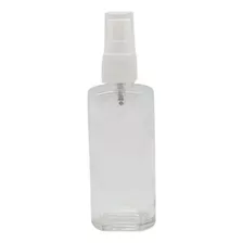 10 Frascos Vip 60ml De Vidrio Con Spray Blanco