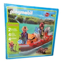 Rompecabezas Playmobil Vida Salvaje 25 Piezas Para Colorear