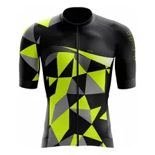 Camisa De Ciclismo Masculina Ziper Total Premium Respirável