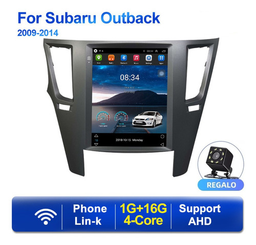 Estreo 1+16g Para Subaru Outback 2009-2014 Cmara Wifi Gps Foto 2