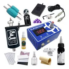 Kit Tatuagem Rotativa Eclipse Tattoo C/ Tinta Electric Ink 