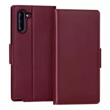 Funda Para Galaxy Note 10 Fyy Kickstand Wine Red