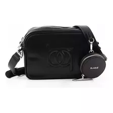 Cartera Bandolera Mujer Marca Blaque Doble Cierre Moda Livia