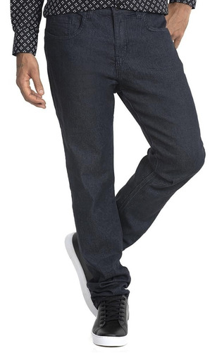 Calça Masculina Regular Jeans Escuro Polo Wear