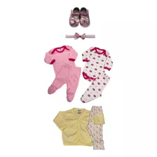 Kit Enxoval Body/mijão Prematuro Feminino/masculino Bebe 