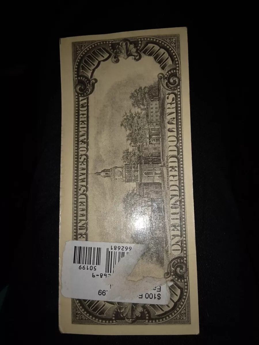 Billete De 100 Dólares De 1934