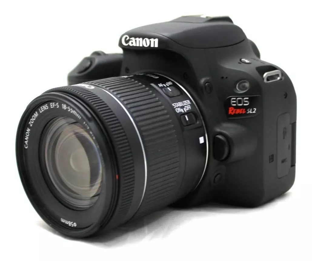 Câmera Canon Eos Rebel Sl2 Com Lente 18-55mm Is Stm Seminova