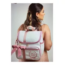 Mochila Bebê+necessaire+porta Cartão Vacina Maternidade 