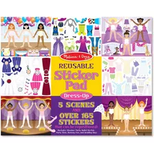 Bloco De Adesivos Reutilizável Melissa & Doug Dress-up