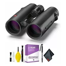 Leica 10x42 Noctivid Binocular (negro) + Kit De Limpieza Paq
