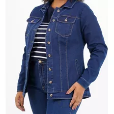 Jaqueta Jeans Feminina Plus Size Program 2370081301