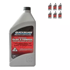 Óleo De Motor Quicksilver 2 Tempos Tc-w3 2 Tempos Para Veículos Náuticos 1 Kit De 6 Unidades / 1l