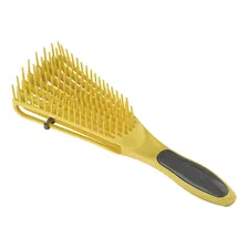 Cepillo Desenredante Cabello Rizado Caracol Dompel Amarillo