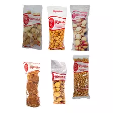 Kit De Biscoitos Salgados E Amanteigados. 20 Pacotes+ Brinde