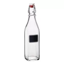 Bormioli Rocco Swing Bottle With Chalkboard 85 Oz Transparen