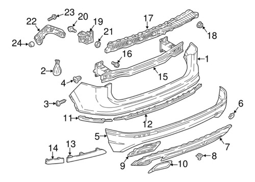 Moldura Cromada Escape Tiguan Rline Derecha Original Vw  Foto 2