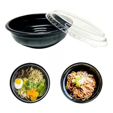 100un Embalagem Para Udon Sopa Yakisoba Missoshiro Delivery