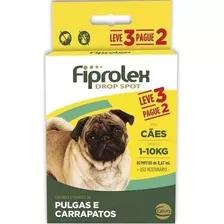 Antipulgas Ceva Fiprolex Para Cães Até 10kg - Leve 3 Pague 2