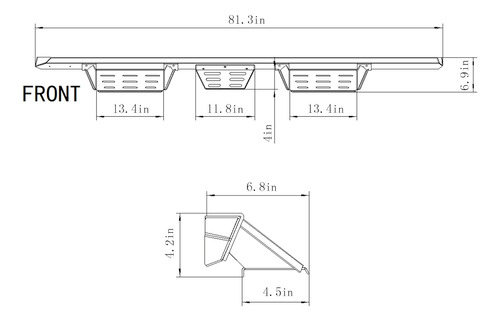 Macstep - Escaln Lateral Para Toyota Tacoma 2005-2022 Doble Foto 6