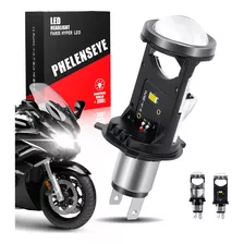 Faros Led H4 Hb3 9003 Tipo Lupa Para Moto Luz Altas Y Bajas