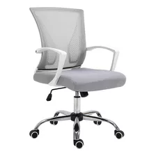 Silla De Escritorio Ergonómica Top Living Burdeos Gris