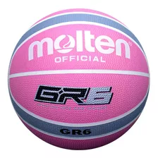 Balon Basquetbol Bgr6 Molten Giugiaro Hule Rosa N°6 Oficial