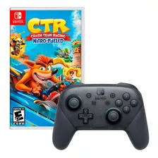 Nintendo Switch Pro Controller + Crash Team Racing