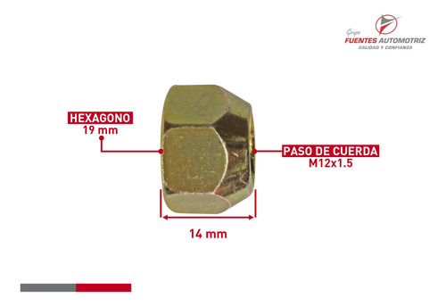 Tuerca Conica De Birlo Para Dodge Spirit De 1989 A 1995 Foto 2