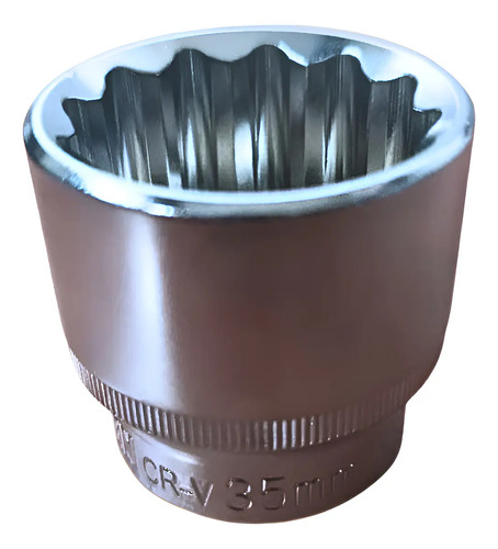 Llave Tubo Bremen 35 Mm Enc 1/2 Estriado Cod 8422 Dgm Gris