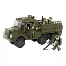 Army Camión Transportador De Tropas Block Armable 230 Piezas