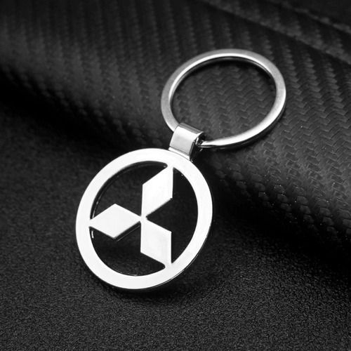 Llavero Emblema Mitsubishi Logo Metal 3d Foto 2