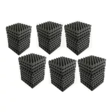 Kit 100 Paneles Espuma Acustica Gris 20x20 Cmx3.5 De Grosor