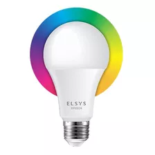 Lâmpada Led Inteligente Wi-fi Alexa Google Colorida Elsys Cor Da Luz Rgb 110v/220v