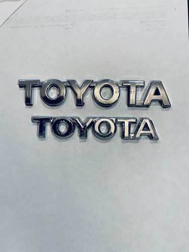 Emblema Letra Toyota Todos Los Modelos Foto 5
