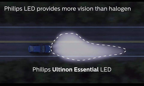 Focos Philips Led H11 Ultinon Essential 200% + Luz 6500k Foto 7