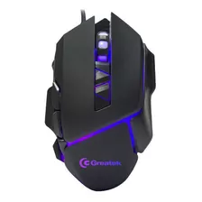 Mouse Gamer Greatek Zeus Cronos 3200 Pdi - Rgb - 7 Botões