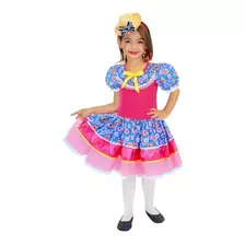 Vestido Caipira Festa Junina Filomena Infantil