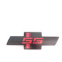 Emblema Lateral Flecha Sline Premium Metal Negro