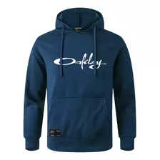 Casaco Masculino Oakley Assinatura Moletom De Frio Com Capuz