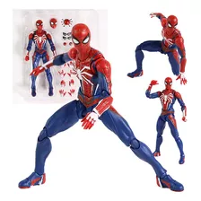 Avengers Spiderman Ps4 Boneca Articular Brinquedo Colecionáv