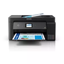 Impresora A Color Multifunción Epson Ecotank L14150 Con Wifi Negra 220v