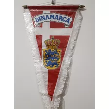 Banderín De Dinamarca De Tela Medida 40 X 20 Cm Nuevo