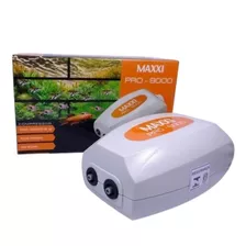 Compressor Ar Maxxi Pro-9000 2 Saídas Aquário Até 400l 110v