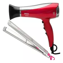 Secador De Cabelo Philco 2100w Ion Prancha Gama Cerâmica 430